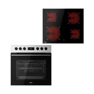 Teka HSB 645 E1 + TTC 64010 PLV Σετ Εντοιχισμού Φούρνος 71lt με Κεραμικές Εστίες